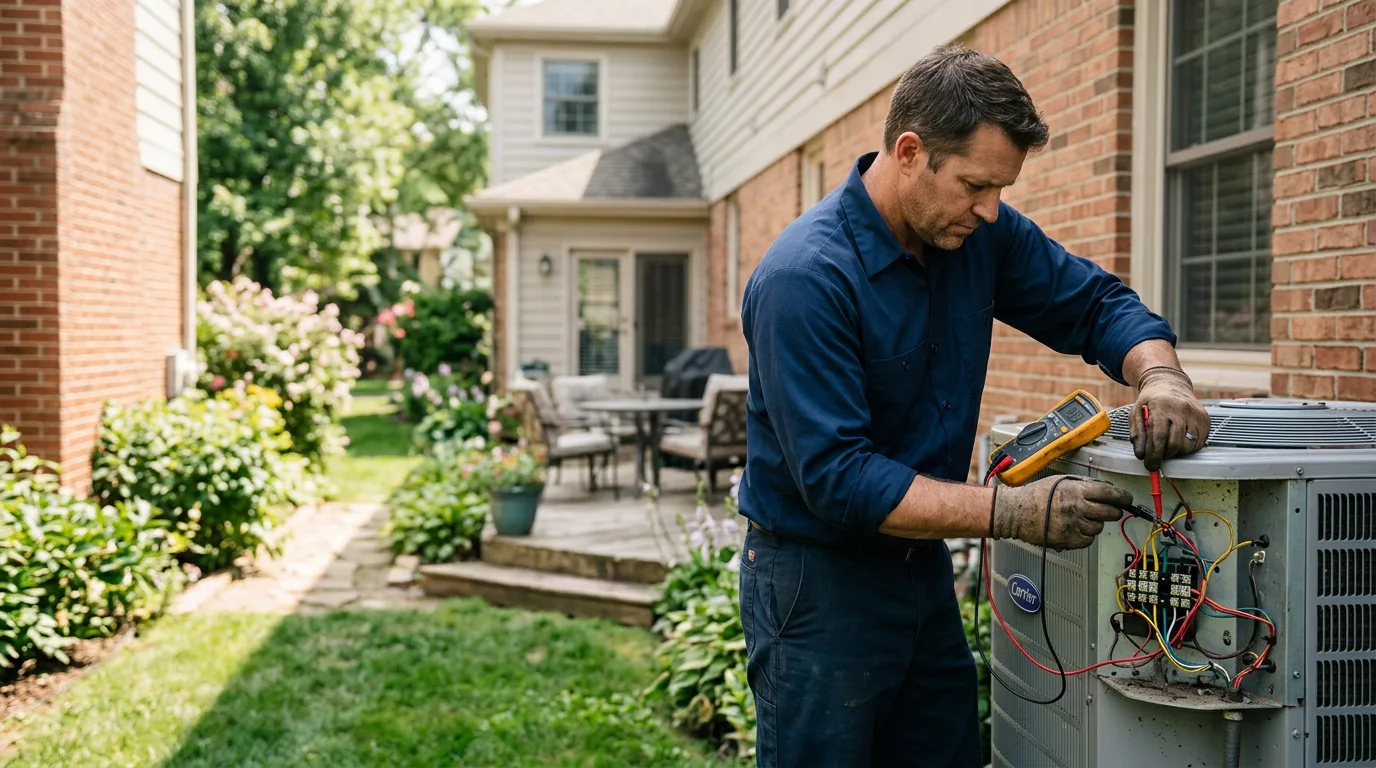 HVAC technician working near Viking, MN